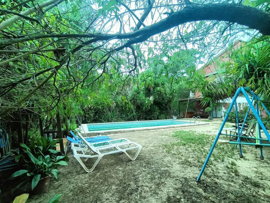 Casa Rural En El Campo Con Animales, Piscina Y Barbacoa Альмодовар-дель-Ріо Екстер'єр фото